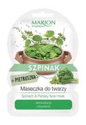 Maseczki do twarzy - Marion Fit & Fresh Spinach & Parsley Face Mask 9 g Maseczka do twarzy Szpinak + Pietrusza - miniaturka - grafika 1