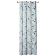 Zasłony - Zasłona z kółkami ALPINA 140 x 260 cm niebiesko-biały - miniaturka - grafika 1