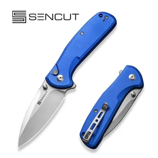 Nóż składany Sencut ArcBlast Bright Blue Aluminium, Satin 9Cr18MoV Knife (S22043B-3) - Noże - miniaturka - grafika 1