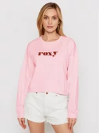 Bluzy damskie - Roxy Bluza Break Away Crew ERJFT04394 Różowy Regular Fit - miniaturka - grafika 1