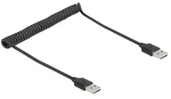 Kable USB - DeLOCK 90124 kabel USB USB 2.0 0,8 m USB A Czarny - miniaturka - grafika 1