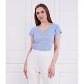 Koszulki i topy damskie - Armani Exchange T-shirt | Regular Fit - miniaturka - grafika 1