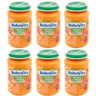 Dania dla dzieci - BoboVita Obiadek Warzywa z delikatną wołowiną po 6 miesiącu Zestaw 6 x 190 g - miniaturka - grafika 1
