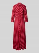 Sukienki - Długa sukienka z listwą guzikową model ‘SAVANNA’ - miniaturka - grafika 1