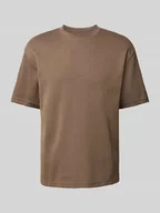 Koszulki męskie - T-shirt o kroju relaxed fit z okrągłym dekoltem model ‘OSCAR’ - miniaturka - grafika 1