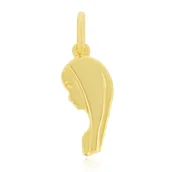 Wisiorki - Złoty wisiorek zawieszka Maryja pr.333 - miniaturka - grafika 1