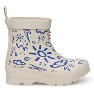 Buty dla chłopców - Kalosze Hunter HFC-01 Biały - miniaturka - grafika 1