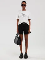 Koszulki i topy damskie - BIG STAR Koszulka w kolorze białym - miniaturka - grafika 1