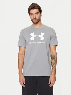 Under Armour T-Shirt Ua Sportstyle Logo Update Ss 1382911 Szary Loose Fit - Koszulki męskie - miniaturka - grafika 1