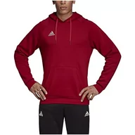 Bluzy męskie - adidas Męska bluza z kapturem Tan SWT, burgundowy, M - miniaturka - grafika 1