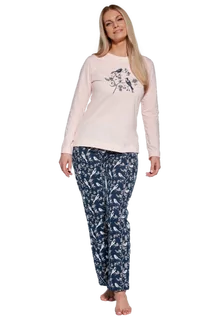 Piżamy damskie - Cornette 768/363 Birdie piżama damska - grafika 1
