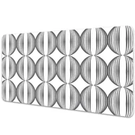 Podkładki na biurko - Podkład ochronny na biurko Okręgi wzór retro 120x60 cm - miniaturka - grafika 1