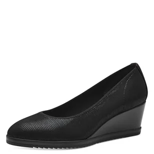 Tamaris Damskie czółenka 1-22325-43, Black Struct, 39 eu - Czółenka - miniaturka - grafika 1