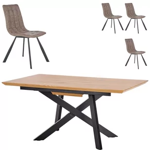 Zestaw Stół Capital + Krzesła K-280 Halmar 10 - Stoły z krzesłami - miniaturka - grafika 1