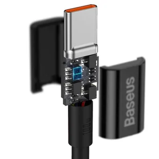 Baseus Superior kabel przewód USB Typ C - USB Typ C szybkie ładowanie Quick Charge / Power Delivery / FCP 100W 5A 20V 1m czarny (CATYS-B01) - Kable USB - miniaturka - grafika 8