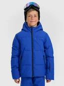 Kurtki i płaszcze dla chłopców - 4F Kurtka narciarska membrana 5000 chłopięca - niebieska 164 (13-14 lat) - miniaturka - grafika 1