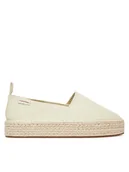 Espadryle damskie - Calvin Klein Jeans Espadryle Platform Espadrille Ml Cs YW0YW01871 Beżowy - miniaturka - grafika 1