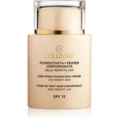 Podkłady do twarzy - Collistar Wygładzająco- Ujednolicający do Twarzy + Baza 24 H 01 Ivoryr - miniaturka - grafika 1