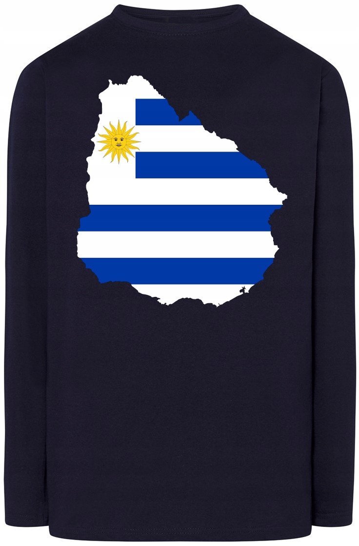 Urugwaj Męska Modna Bluza LongsleeveNadruk R.5XL