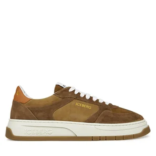 Sneakersy Iceberg IU172409 Brązowy - Sneakersy męskie - miniaturka - grafika 1