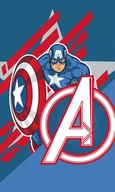 Okrycia kąpielowe dla dzieci - RĘCZNIK ręczniczek do rąk AVENGERS 30x50 cm MARVEL - miniaturka - grafika 1