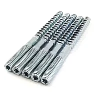 Wkręty - 5 x wkręty dwugwintowe do drewna z gwintem metrycznym 8x80 - miniaturka - grafika 1