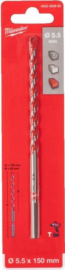 Milwaukee Wiertło WIERTŁO DO BETONU TCT 5,5x150mm PREMIUM