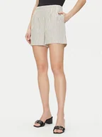 Spodnie sportowe damskie - Vero Moda Szorty materiałowe Jesmilo 10279694 Beżowy Regular Fit - miniaturka - grafika 1