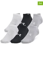 Skarpetki męskie - Under Armour Skarpety sportowe (6 par) "Essential" w kolorze białym, czarnym i szarym - miniaturka - grafika 1