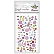 Zeszyty szkolne - Kryształki samoprzylepne 99 szt mix - miniaturka - grafika 1