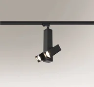 Lampy pozostałe - Shilo lampa szynowa reflektorki) Mitsuma 2xGU10 czarna 7994 - miniaturka - grafika 1