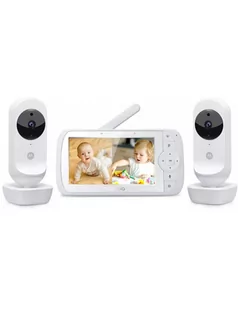 Motorola Baby Monitor Ease 35 Video niania elektroniczna z dwoma kamerami - Elektroniczne nianie i monitory oddechu - miniaturka - grafika 1