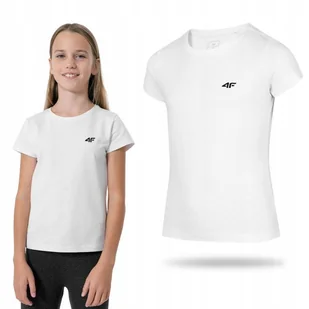 Koszulka Dziewczęca 4F Dziecięca T-shirt Sportowa Na Co Dzień - Koszulki dla dziewczynek Koszulka Dziewczęca 4F Dziecięca T-shirt Sportowa Na Co Dzień - Koszulki dla dziewczynek - miniaturka - grafika 1