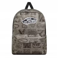 Plecaki szkolne i tornistry - Plecak szkolny miejski Vans Old Skool Classic Backpack Bungee Cord Vintage - VN000H4Y9JC1 - miniaturka - grafika 1