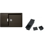 Zlewozmywaki - Schock Zlew TIA D-100LS BRONZE Cristadur) - miniaturka - grafika 1