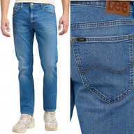 Spodnie męskie - Lee DAREN Indigo Vintage DżINS proste męskie spodnie jeansowe W33 L34 - miniaturka - grafika 1