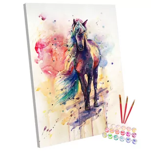 Zestaw do malowania po numerach Koń, 30x40 cm - Malowanie po numerach - miniaturka - grafika 1