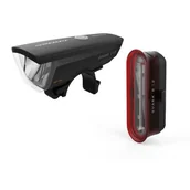 Lampki rowerowe - Kross Lampa p+t QUARK SET 1.0 60lm /baterie/ - miniaturka - grafika 1