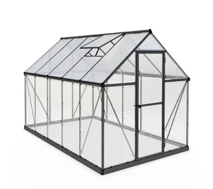 Palram - Aluminiowa szklarnia Canopia Hybrid 610 Szary 306x185x208 cm - Szklarnie ogrodowe - miniaturka - grafika 1