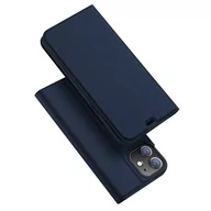 Etui i futerały do telefonów - Dux Ducis Skin Pro kabura etui pokrowiec z klapką iPhone 12 6,1'' niebieski Niebieski - miniaturka - grafika 1