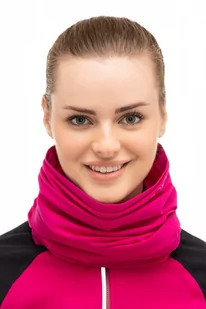 Komin termoaktywny Brubeck Athletic KM10350 fuksjowy - Czapki i chusty sportowe damskie - miniaturka - grafika 1