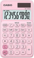 Kalkulatory - CASIO KALKULATOR KIESZONKOWY SL-310UC PK RÓŻOWY, 10 CYFROWY WYŚWIETLACZ - miniaturka - grafika 1