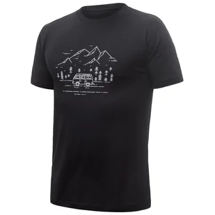 Męska koszulka Sensor Merino Active Pt Van Life Rozmiar: M / Kolor: czarny - Koszulki sportowe męskie - miniaturka - grafika 1