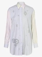 Koszule damskie - Tommy Hilfiger - Bluzka damska, wielokolorowy|biały|niebieski|zielony - miniaturka - grafika 1