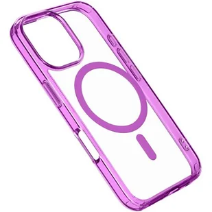 Etui CELLULARLINE Iconic Magsafe do Apple iPhone 16 Pro Max Przezroczysto-różowy - Etui i futerały do telefonów - miniaturka - grafika 1