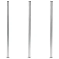 Akcesoria do ogrodzeń - vidaxl Słupki ogrodzeniowe, 3 szt., aluminium, 185 cm 49077 - miniaturka - grafika 1