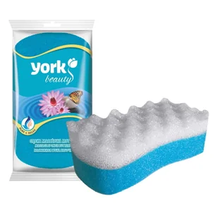 York Gąbka kąpielowa do masażu motyl - Rękawice i gąbki do kąpieli - miniaturka - grafika 2