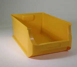 Allit pojemnik ProfiPlus nr 5, żółty 310x500x200mm (456218) - Skrzynki i torby narzędziowe - miniaturka - grafika 2