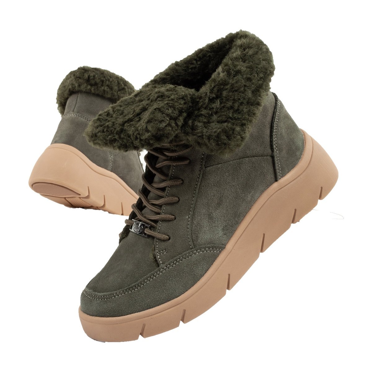 Buty damskie sportowe Scholl Stelvio botki [F302321020] ocieplane-36