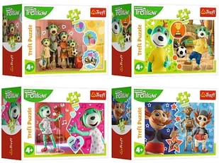 Trefl Puzzle 54el mini Wesoły Świat Teflików - Puzzle - miniaturka - grafika 1